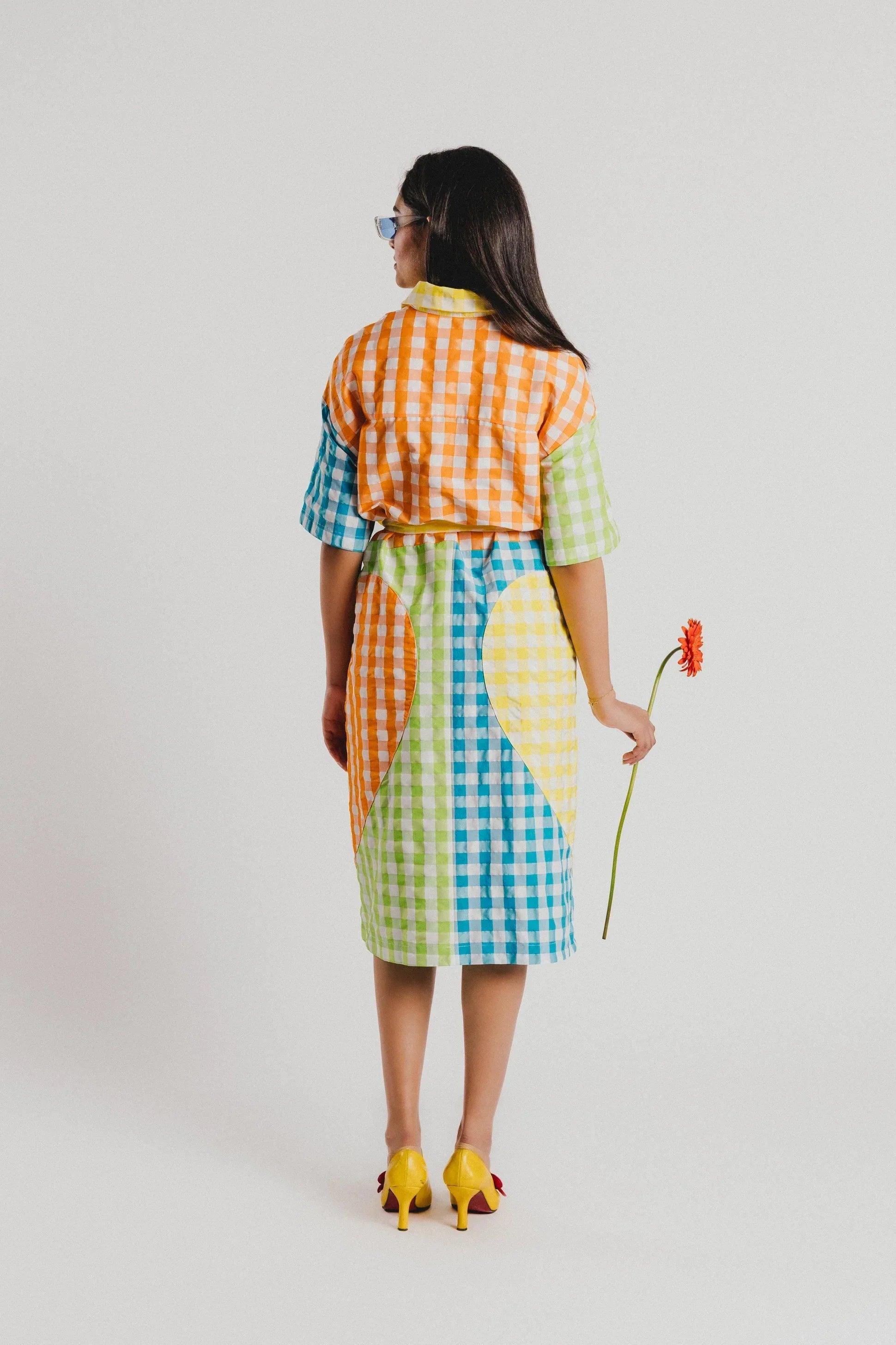 VESTIDO VICHY COLORES - Image 5