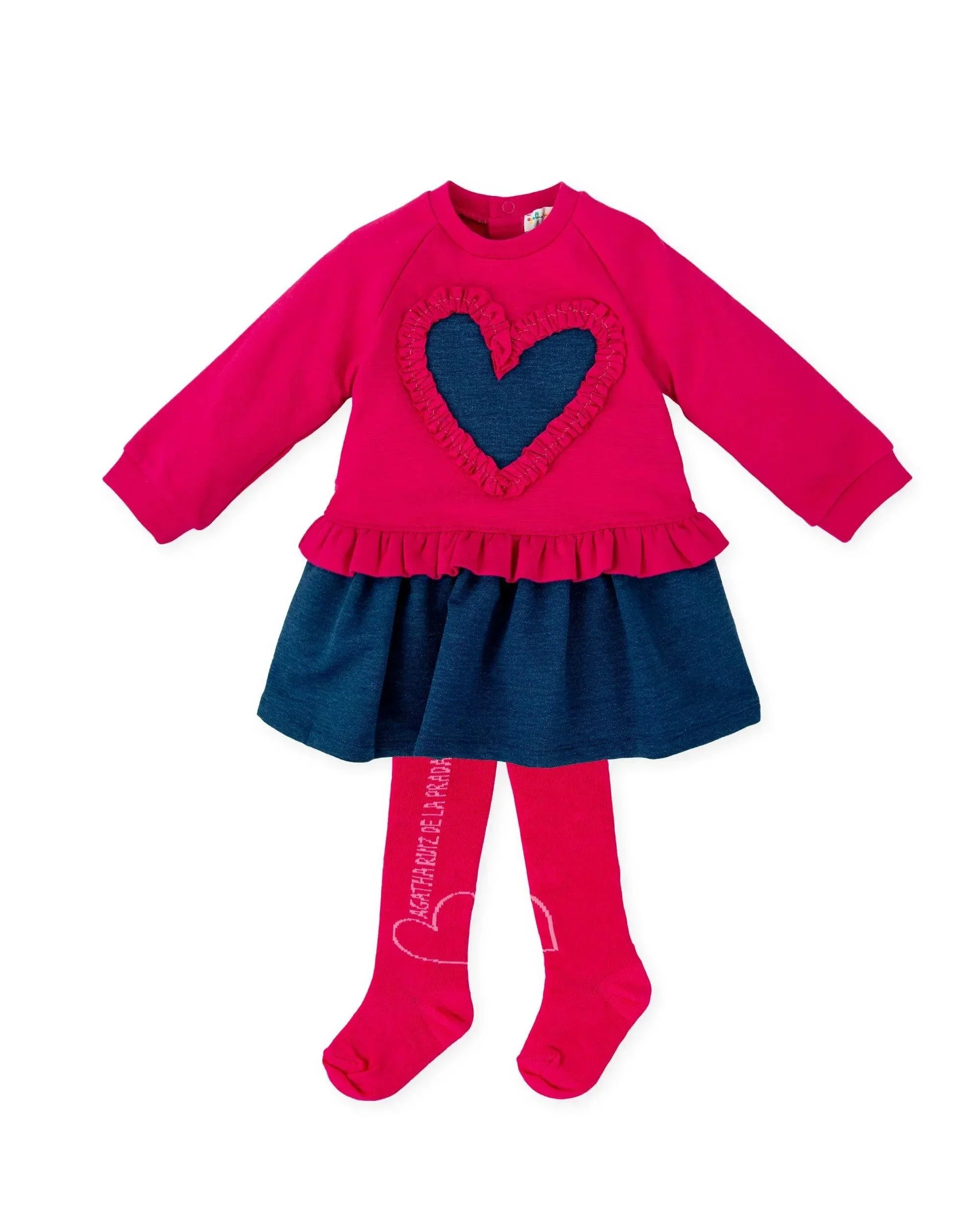 VESTIDO CORAZÓN ÍNDIGO CON LEOTARDOS - Image 3