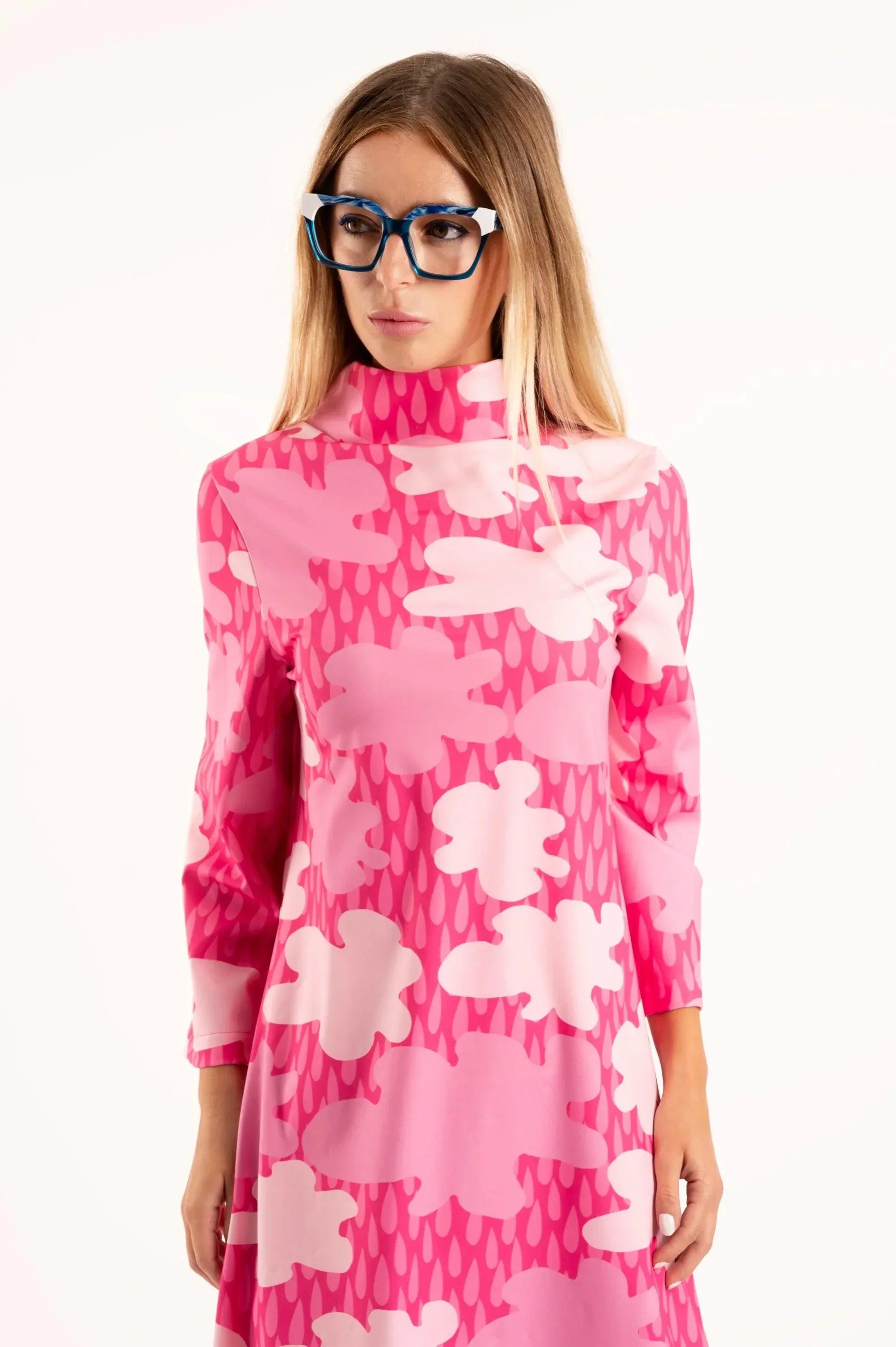 VESTIDO CORTO NUBES ROSA - Image 3