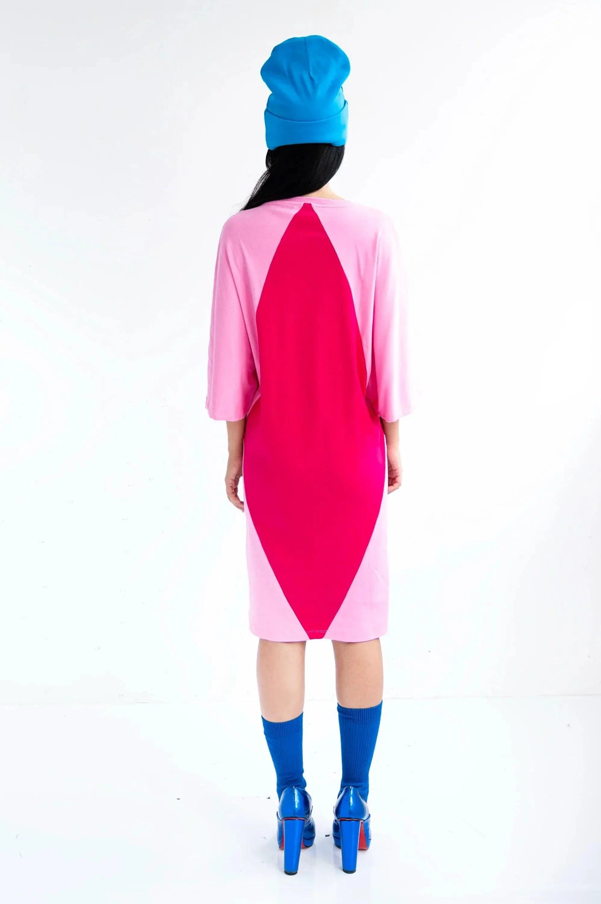 VESTIDO ROSA ROMBO - Image 3