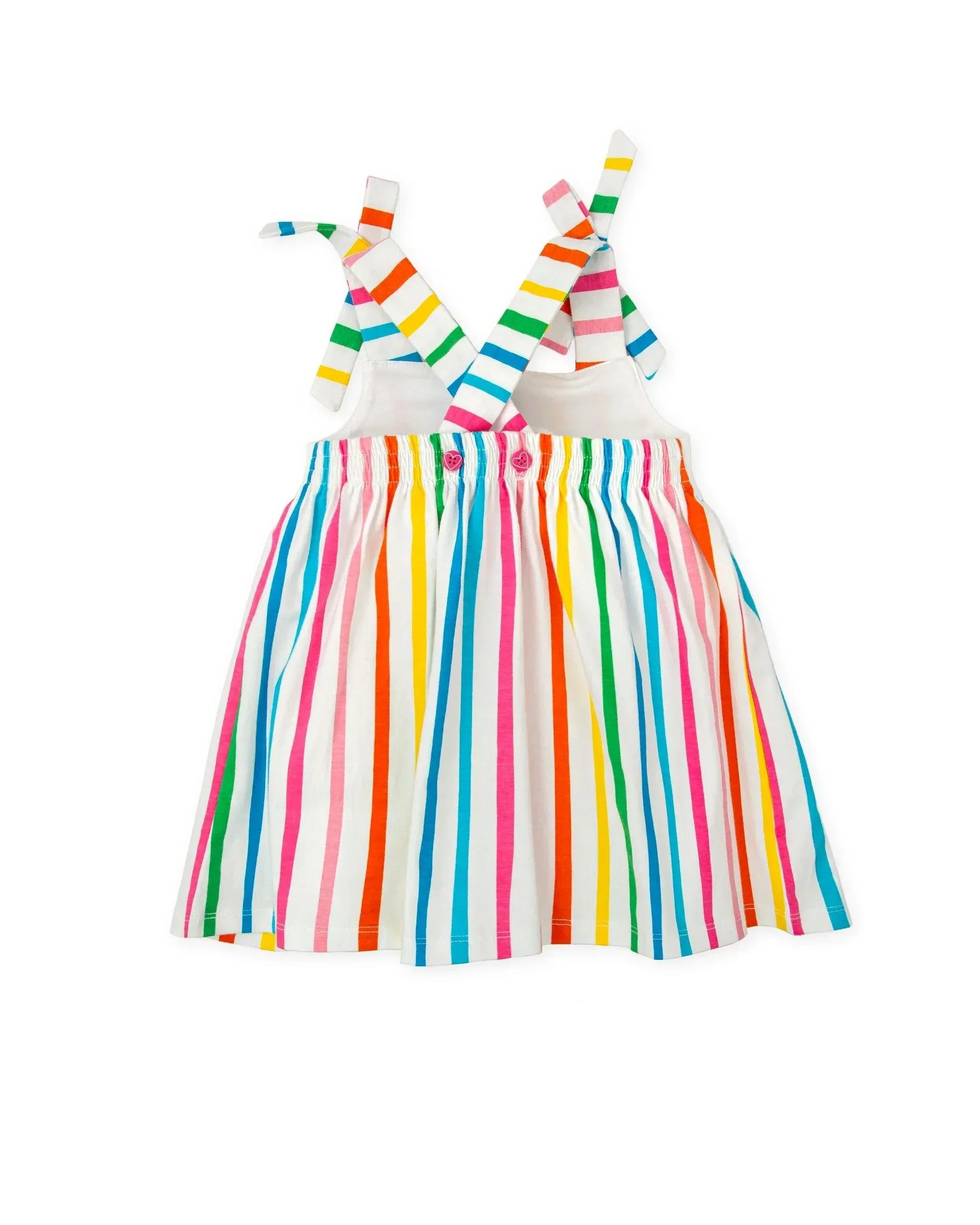 VESTIDO TIRANTES RAYAS VERTICALES DE COLORES - Image 2